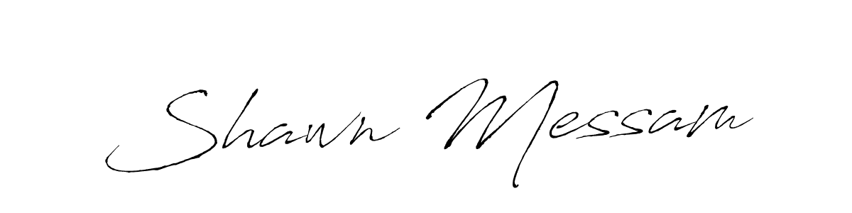 Shawn Messam stylish signature style. Best Handwritten Sign (Antro_Vectra) for my name. Handwritten Signature Collection Ideas for my name Shawn Messam. Shawn Messam signature style 6 images and pictures png