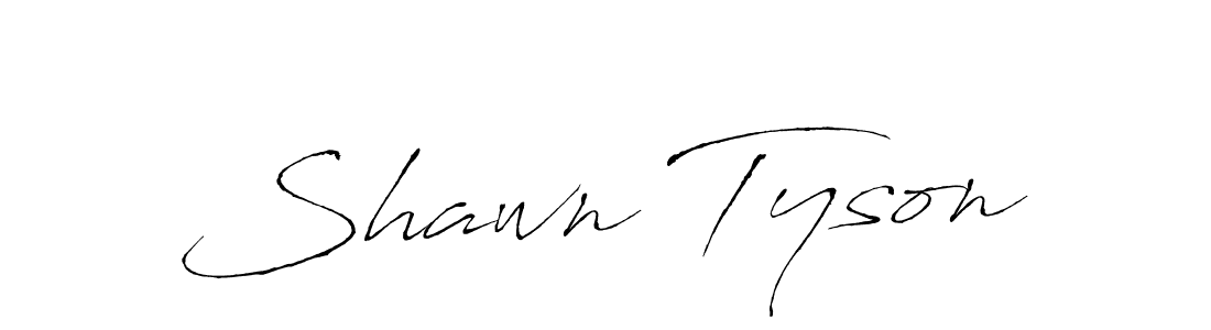 Shawn Tyson stylish signature style. Best Handwritten Sign (Antro_Vectra) for my name. Handwritten Signature Collection Ideas for my name Shawn Tyson. Shawn Tyson signature style 6 images and pictures png