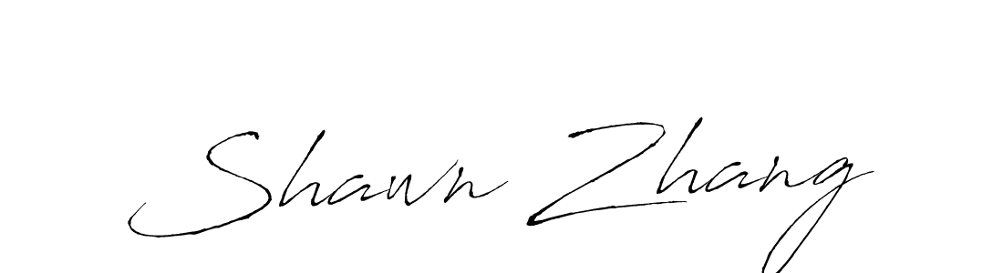 Create a beautiful signature design for name Shawn Zhang. With this signature (Antro_Vectra) fonts, you can make a handwritten signature for free. Shawn Zhang signature style 6 images and pictures png