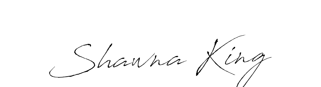 Design your own signature with our free online signature maker. With this signature software, you can create a handwritten (Antro_Vectra) signature for name Shawna King. Shawna King signature style 6 images and pictures png