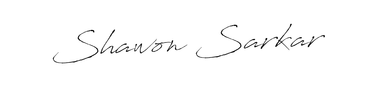 Shawon Sarkar stylish signature style. Best Handwritten Sign (Antro_Vectra) for my name. Handwritten Signature Collection Ideas for my name Shawon Sarkar. Shawon Sarkar signature style 6 images and pictures png