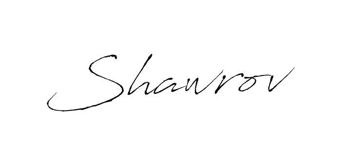 Make a beautiful signature design for name Shawrov. With this signature (Antro_Vectra) style, you can create a handwritten signature for free. Shawrov signature style 6 images and pictures png