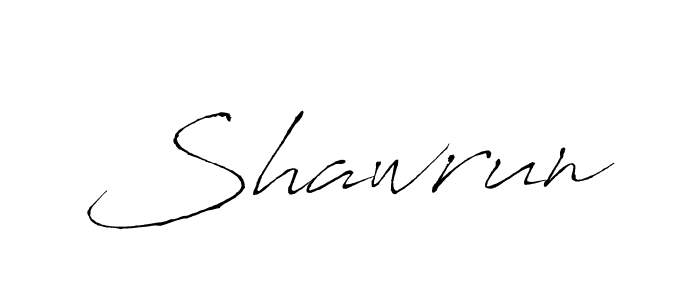 Design your own signature with our free online signature maker. With this signature software, you can create a handwritten (Antro_Vectra) signature for name Shawrun. Shawrun signature style 6 images and pictures png