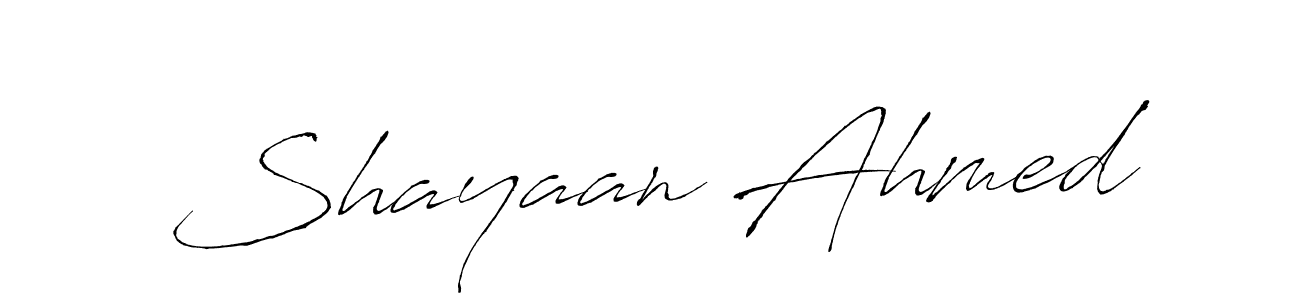 Also You can easily find your signature by using the search form. We will create Shayaan Ahmed name handwritten signature images for you free of cost using Antro_Vectra sign style. Shayaan Ahmed signature style 6 images and pictures png