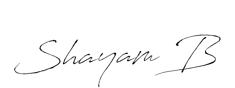 You can use this online signature creator to create a handwritten signature for the name Shayam B. This is the best online autograph maker. Shayam B signature style 6 images and pictures png