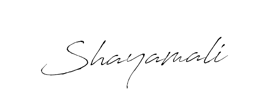 You should practise on your own different ways (Antro_Vectra) to write your name (Shayamali) in signature. don't let someone else do it for you. Shayamali signature style 6 images and pictures png