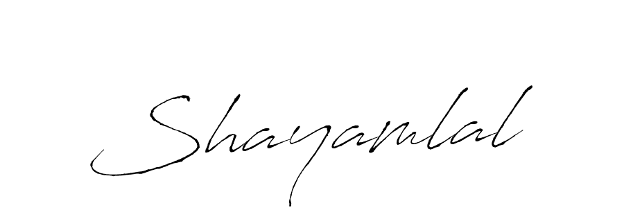 How to make Shayamlal signature? Antro_Vectra is a professional autograph style. Create handwritten signature for Shayamlal name. Shayamlal signature style 6 images and pictures png