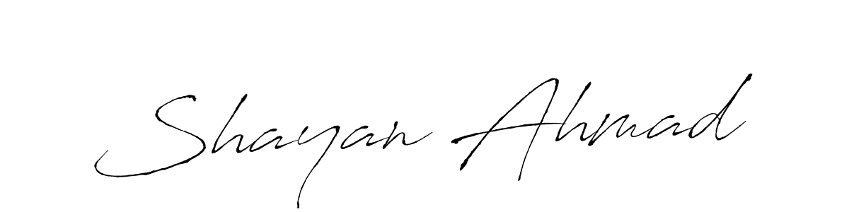 It looks lik you need a new signature style for name Shayan Ahmad. Design unique handwritten (Antro_Vectra) signature with our free signature maker in just a few clicks. Shayan Ahmad signature style 6 images and pictures png