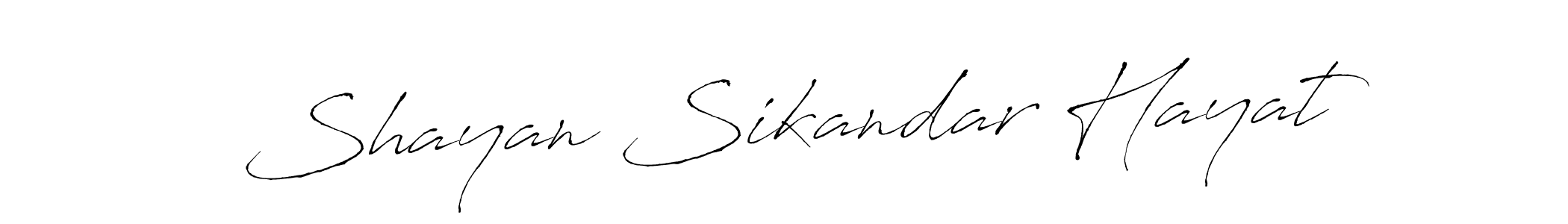 Make a beautiful signature design for name Shayan Sikandar Hayat. Use this online signature maker to create a handwritten signature for free. Shayan Sikandar Hayat signature style 6 images and pictures png
