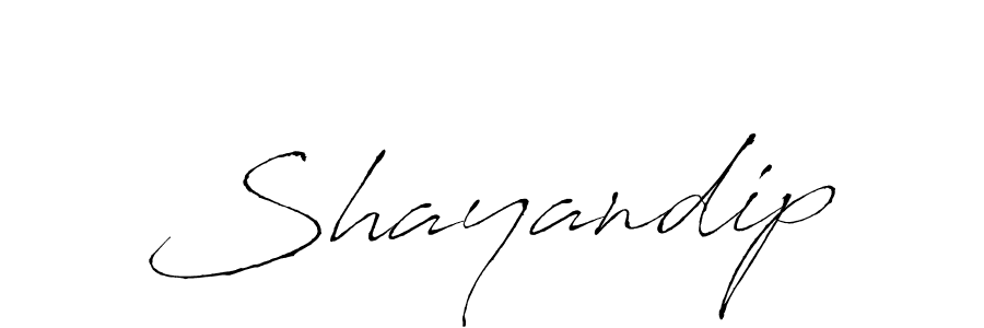 How to make Shayandip signature? Antro_Vectra is a professional autograph style. Create handwritten signature for Shayandip name. Shayandip signature style 6 images and pictures png