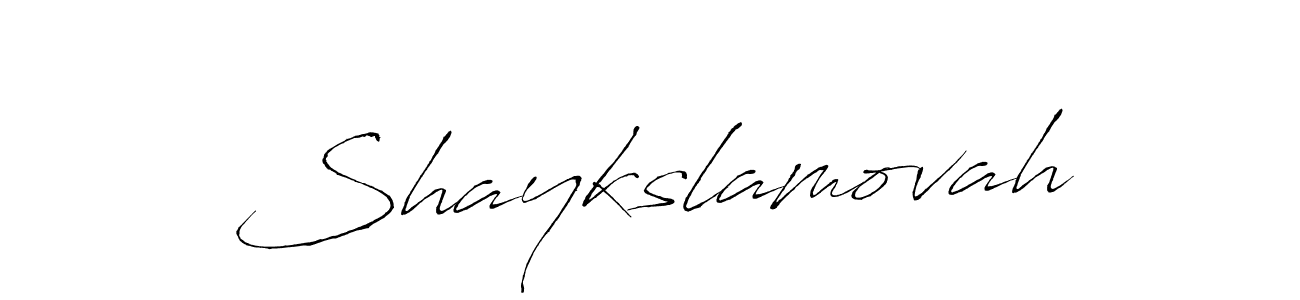 Also we have Shaykslamovah name is the best signature style. Create professional handwritten signature collection using Antro_Vectra autograph style. Shaykslamovah signature style 6 images and pictures png