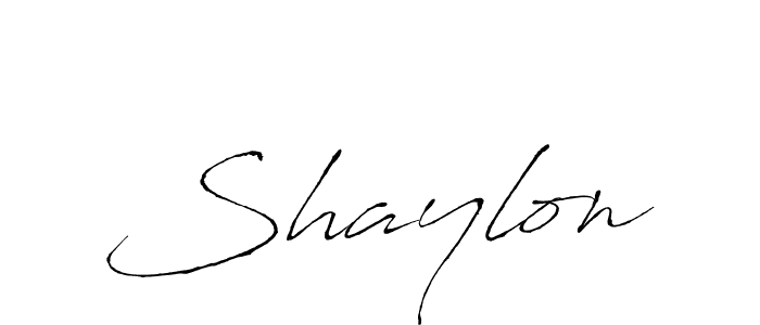 Design your own signature with our free online signature maker. With this signature software, you can create a handwritten (Antro_Vectra) signature for name Shaylon. Shaylon signature style 6 images and pictures png