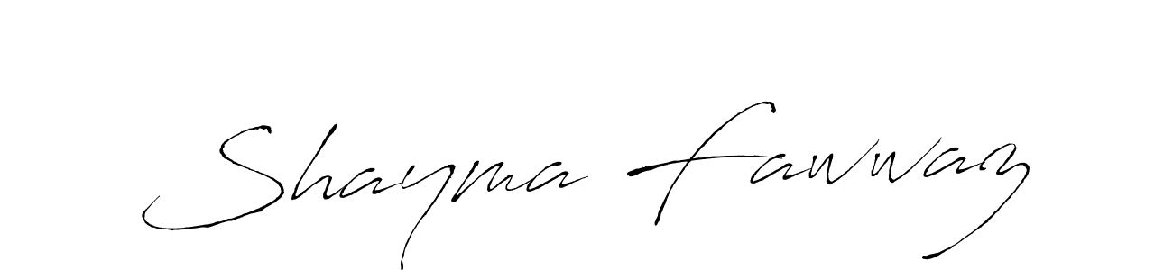 It looks lik you need a new signature style for name Shayma Fawwaz. Design unique handwritten (Antro_Vectra) signature with our free signature maker in just a few clicks. Shayma Fawwaz signature style 6 images and pictures png