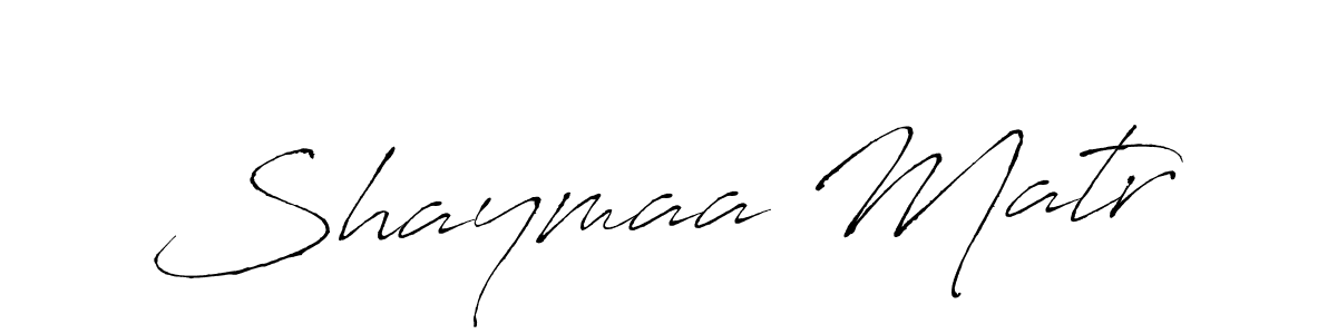 Antro_Vectra is a professional signature style that is perfect for those who want to add a touch of class to their signature. It is also a great choice for those who want to make their signature more unique. Get Shaymaa Matr name to fancy signature for free. Shaymaa Matr signature style 6 images and pictures png