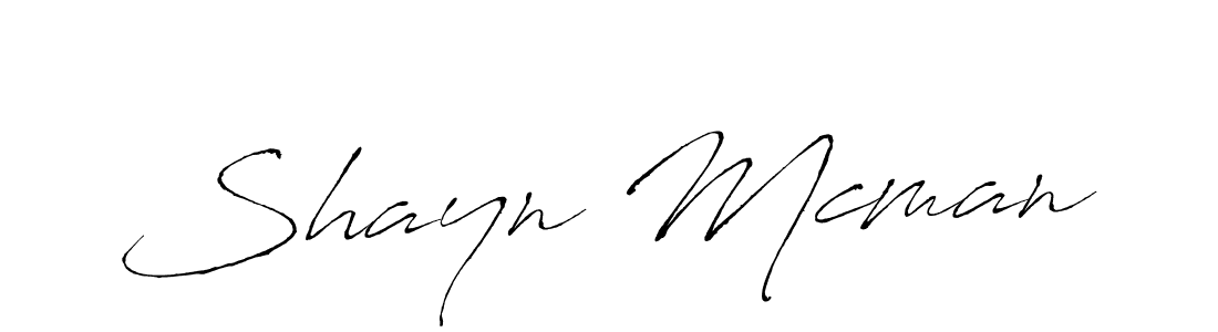 Create a beautiful signature design for name Shayn Mcman. With this signature (Antro_Vectra) fonts, you can make a handwritten signature for free. Shayn Mcman signature style 6 images and pictures png