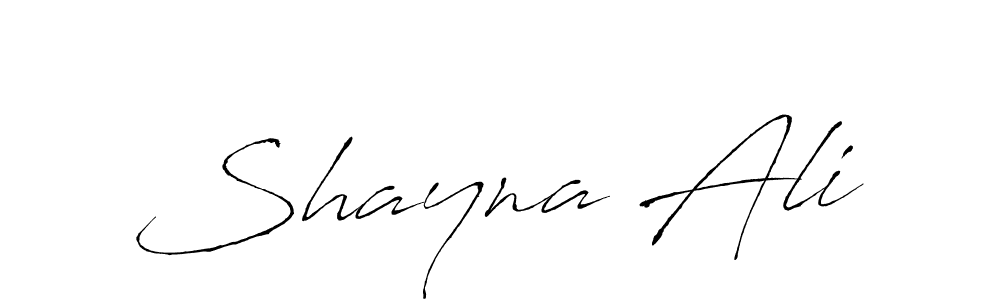 The best way (Antro_Vectra) to make a short signature is to pick only two or three words in your name. The name Shayna Ali include a total of six letters. For converting this name. Shayna Ali signature style 6 images and pictures png