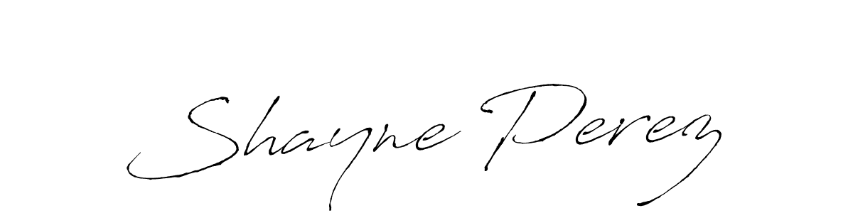 Make a beautiful signature design for name Shayne Perez. With this signature (Antro_Vectra) style, you can create a handwritten signature for free. Shayne Perez signature style 6 images and pictures png