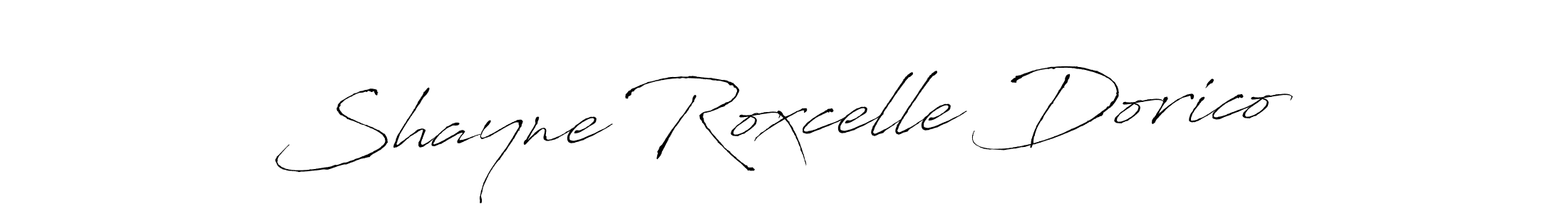 if you are searching for the best signature style for your name Shayne Roxcelle Dorico. so please give up your signature search. here we have designed multiple signature styles  using Antro_Vectra. Shayne Roxcelle Dorico signature style 6 images and pictures png