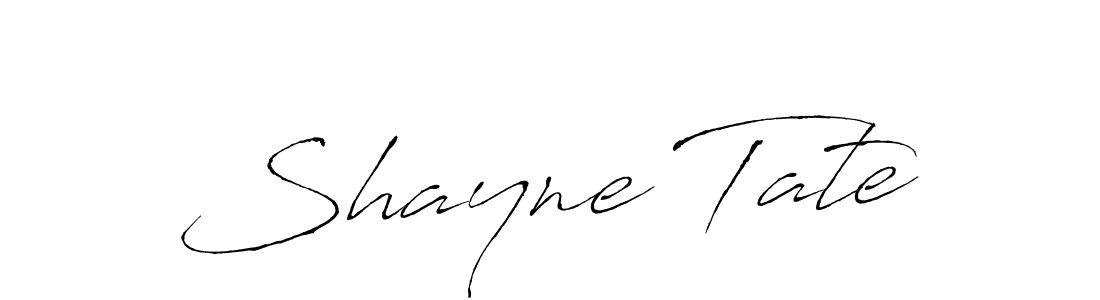 Design your own signature with our free online signature maker. With this signature software, you can create a handwritten (Antro_Vectra) signature for name Shayne Tate. Shayne Tate signature style 6 images and pictures png