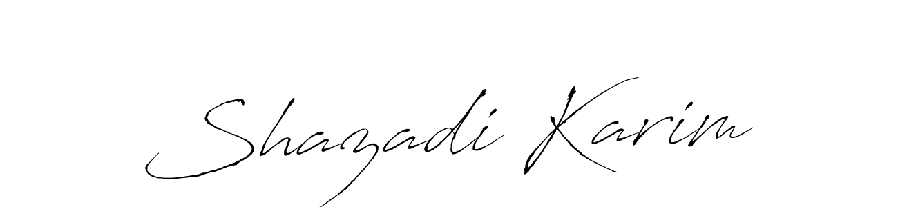 Make a beautiful signature design for name Shazadi Karim. Use this online signature maker to create a handwritten signature for free. Shazadi Karim signature style 6 images and pictures png