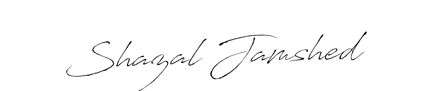 You can use this online signature creator to create a handwritten signature for the name Shazal Jamshed. This is the best online autograph maker. Shazal Jamshed signature style 6 images and pictures png