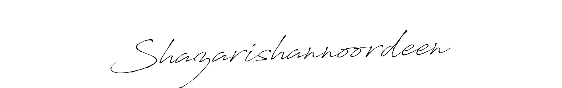 if you are searching for the best signature style for your name Shazarishannoordeen. so please give up your signature search. here we have designed multiple signature styles  using Antro_Vectra. Shazarishannoordeen signature style 6 images and pictures png
