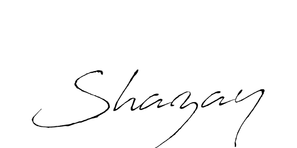 How to make Shazay signature? Antro_Vectra is a professional autograph style. Create handwritten signature for Shazay name. Shazay signature style 6 images and pictures png