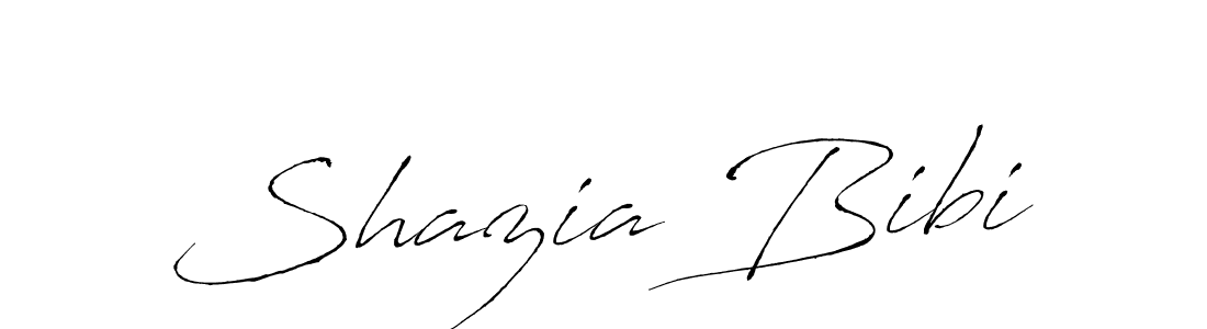 How to make Shazia Bibi name signature. Use Antro_Vectra style for creating short signs online. This is the latest handwritten sign. Shazia Bibi signature style 6 images and pictures png