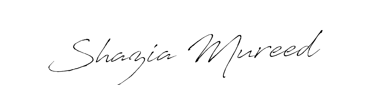 How to make Shazia Mureed signature? Antro_Vectra is a professional autograph style. Create handwritten signature for Shazia Mureed name. Shazia Mureed signature style 6 images and pictures png