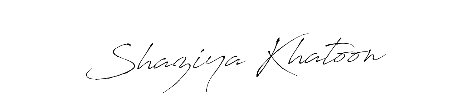 Also You can easily find your signature by using the search form. We will create Shaziya Khatoon name handwritten signature images for you free of cost using Antro_Vectra sign style. Shaziya Khatoon signature style 6 images and pictures png