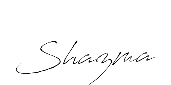 How to make Shazma signature? Antro_Vectra is a professional autograph style. Create handwritten signature for Shazma name. Shazma signature style 6 images and pictures png