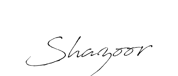 Design your own signature with our free online signature maker. With this signature software, you can create a handwritten (Antro_Vectra) signature for name Shazoor. Shazoor signature style 6 images and pictures png