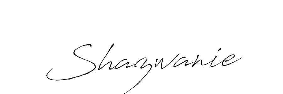 if you are searching for the best signature style for your name Shazwanie. so please give up your signature search. here we have designed multiple signature styles  using Antro_Vectra. Shazwanie signature style 6 images and pictures png