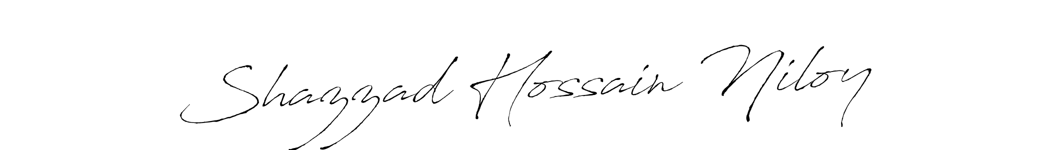 Shazzad Hossain Niloy stylish signature style. Best Handwritten Sign (Antro_Vectra) for my name. Handwritten Signature Collection Ideas for my name Shazzad Hossain Niloy. Shazzad Hossain Niloy signature style 6 images and pictures png