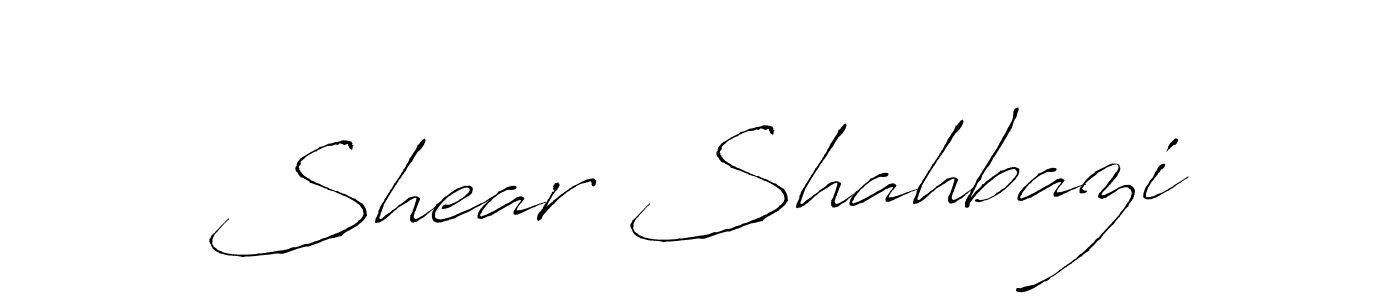 Create a beautiful signature design for name Shear Shahbazi. With this signature (Antro_Vectra) fonts, you can make a handwritten signature for free. Shear Shahbazi signature style 6 images and pictures png