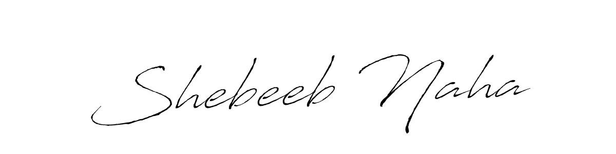 How to make Shebeeb Naha signature? Antro_Vectra is a professional autograph style. Create handwritten signature for Shebeeb Naha name. Shebeeb Naha signature style 6 images and pictures png