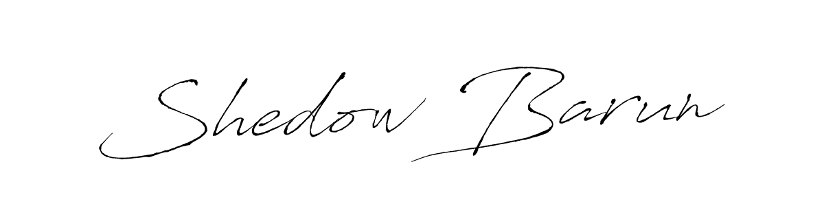 Shedow Barun stylish signature style. Best Handwritten Sign (Antro_Vectra) for my name. Handwritten Signature Collection Ideas for my name Shedow Barun. Shedow Barun signature style 6 images and pictures png