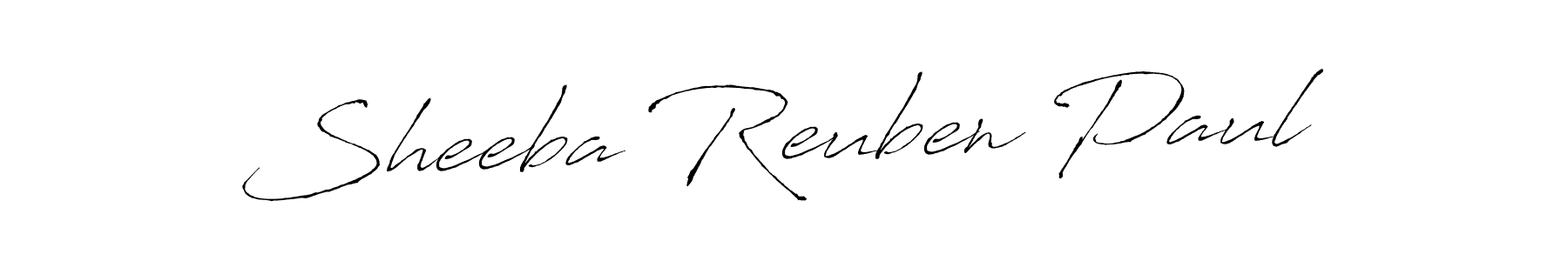 How to make Sheeba Reuben Paul signature? Antro_Vectra is a professional autograph style. Create handwritten signature for Sheeba Reuben Paul name. Sheeba Reuben Paul signature style 6 images and pictures png