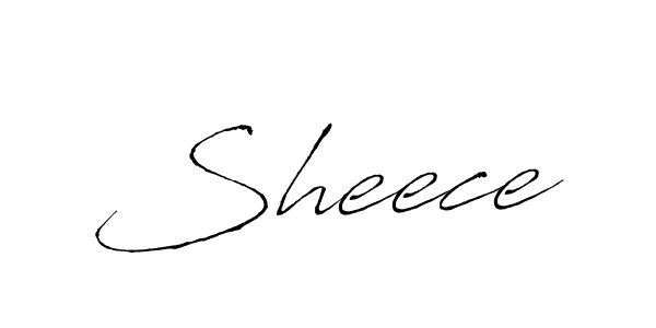 Make a beautiful signature design for name Sheece. With this signature (Antro_Vectra) style, you can create a handwritten signature for free. Sheece signature style 6 images and pictures png