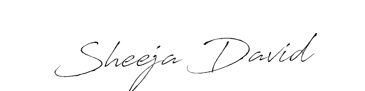 Create a beautiful signature design for name Sheeja David. With this signature (Antro_Vectra) fonts, you can make a handwritten signature for free. Sheeja David signature style 6 images and pictures png