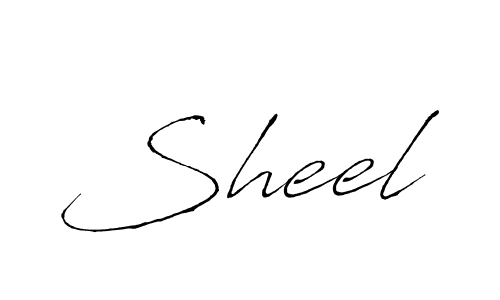 Make a beautiful signature design for name Sheel. With this signature (Antro_Vectra) style, you can create a handwritten signature for free. Sheel signature style 6 images and pictures png