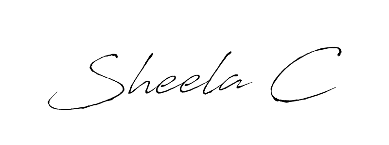 Design your own signature with our free online signature maker. With this signature software, you can create a handwritten (Antro_Vectra) signature for name Sheela C. Sheela C signature style 6 images and pictures png