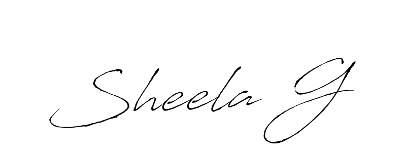 How to make Sheela G signature? Antro_Vectra is a professional autograph style. Create handwritten signature for Sheela G name. Sheela G signature style 6 images and pictures png