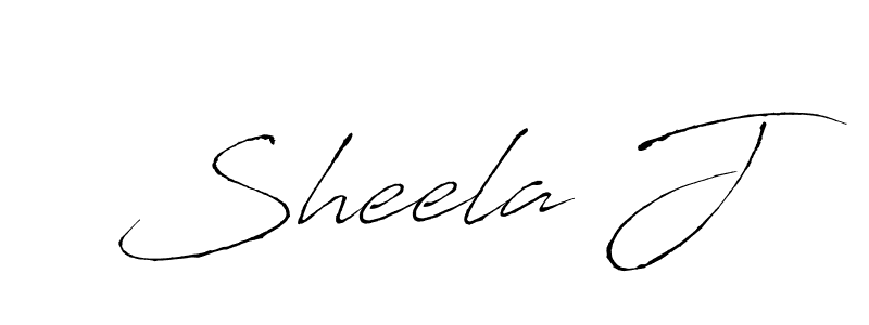 How to make Sheela J signature? Antro_Vectra is a professional autograph style. Create handwritten signature for Sheela J name. Sheela J signature style 6 images and pictures png