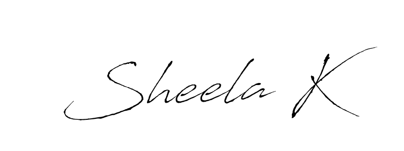 Make a beautiful signature design for name Sheela K. Use this online signature maker to create a handwritten signature for free. Sheela K signature style 6 images and pictures png