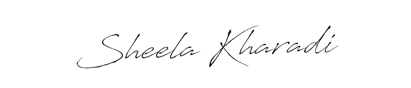 This is the best signature style for the Sheela Kharadi name. Also you like these signature font (Antro_Vectra). Mix name signature. Sheela Kharadi signature style 6 images and pictures png