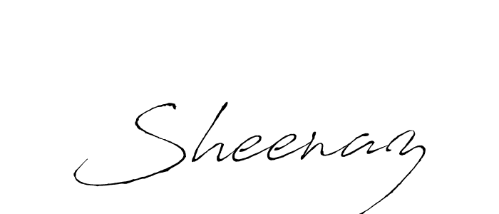 Design your own signature with our free online signature maker. With this signature software, you can create a handwritten (Antro_Vectra) signature for name Sheenaz. Sheenaz signature style 6 images and pictures png