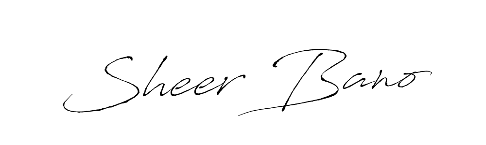 The best way (Antro_Vectra) to make a short signature is to pick only two or three words in your name. The name Sheer Bano include a total of six letters. For converting this name. Sheer Bano signature style 6 images and pictures png