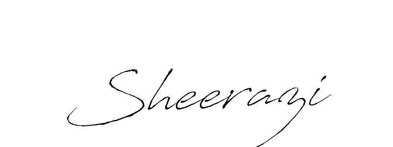 Similarly Antro_Vectra is the best handwritten signature design. Signature creator online .You can use it as an online autograph creator for name Sheerazi. Sheerazi signature style 6 images and pictures png