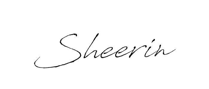 The best way (Antro_Vectra) to make a short signature is to pick only two or three words in your name. The name Sheerin include a total of six letters. For converting this name. Sheerin signature style 6 images and pictures png